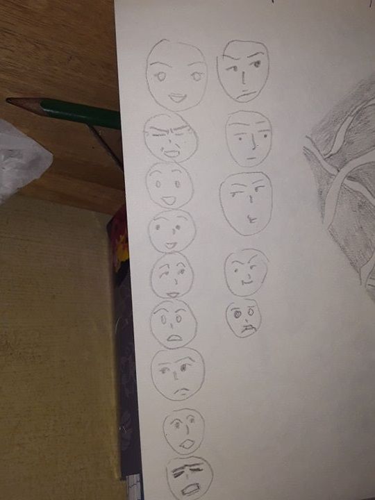 Expresiones faciales.