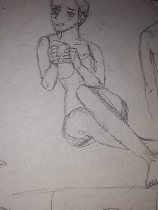 Un dibujo de como me sentía.