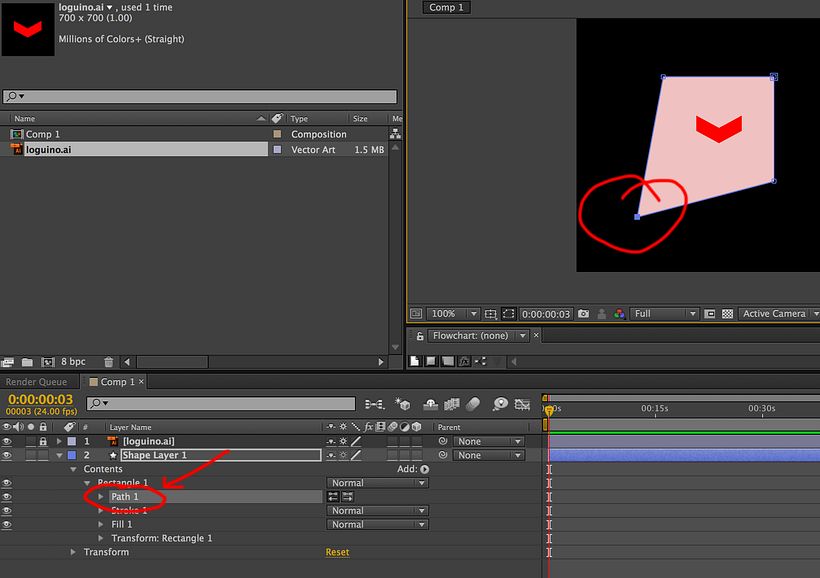 Problema con nodos de After Effects  1