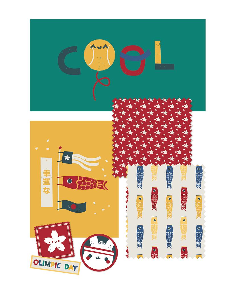 Olympic Day SS20 - Ilustraciones textil 2
