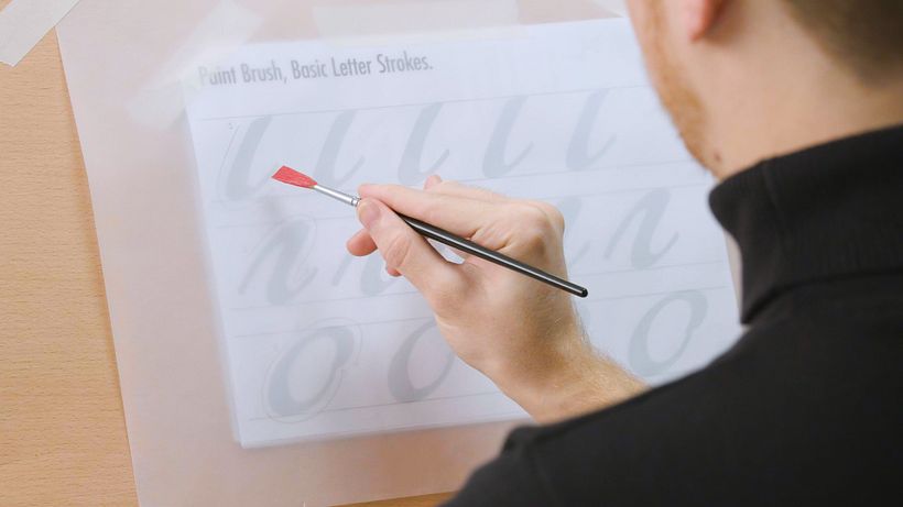 Tutorial Lettering: principios básicos para empezar con un pincel 7