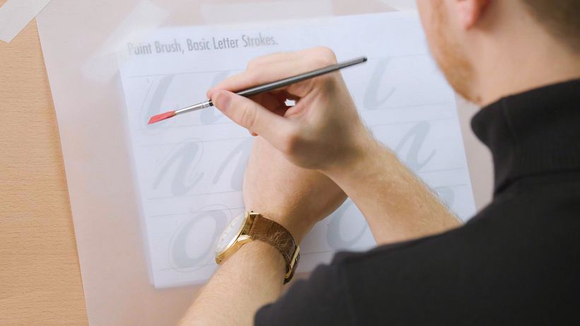 Tutorial Lettering: principios básicos para empezar con un pincel 9