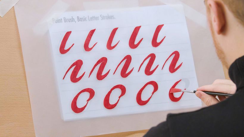 Tutorial Lettering: principios básicos para empezar con un pincel 12