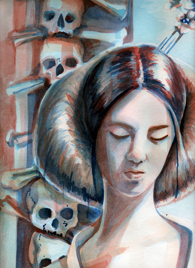 My project in Artistic Portrait with Watercolors course 0