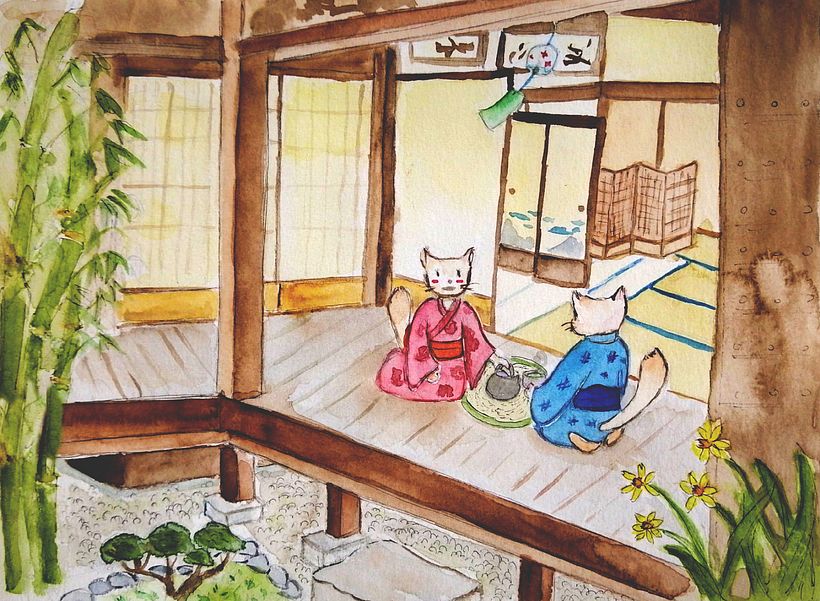 My project in Watercolor Illustration with Japanese Influence course -1
