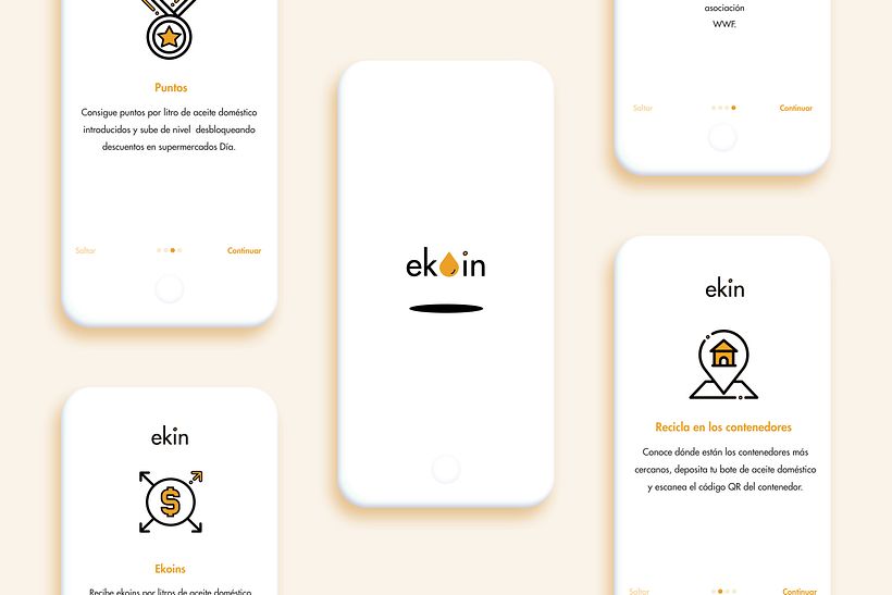 Onboarding, con los 3  beneficios para el usuario despues de entrevistas, encuestas e investigación.  