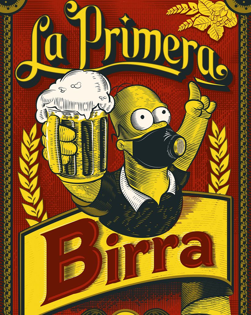 LA PRIMERA BIRRA: Técnicas de grabado digital - Digital Illustration