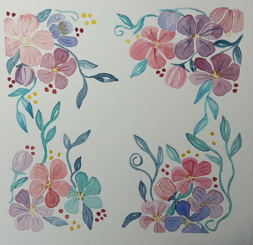 Composición con paleta personal. 