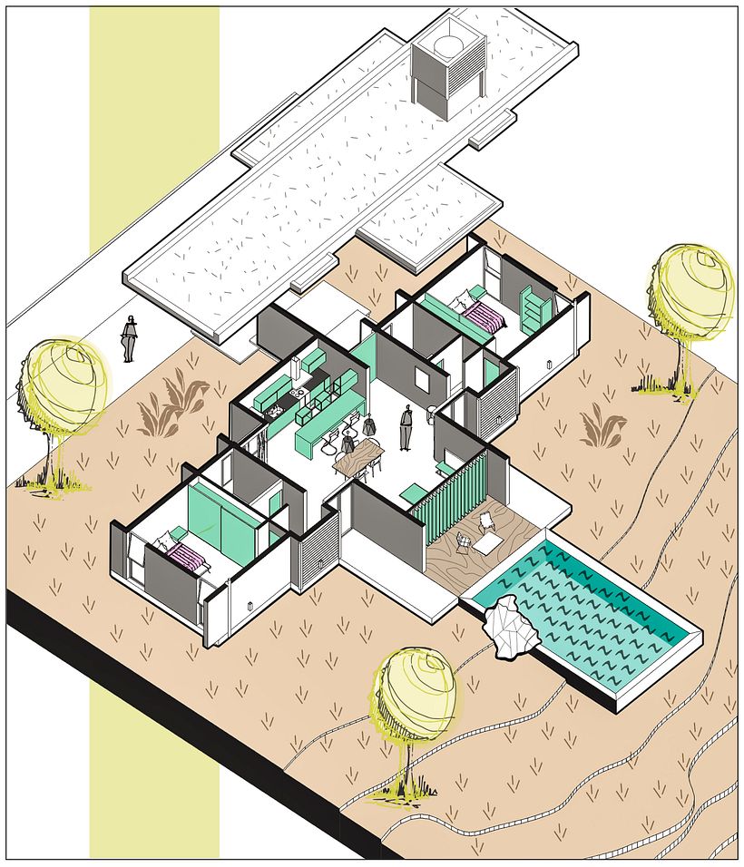 Mi Proyecto del curso: Ilustración digital de proyectos arquitectónicos 0
