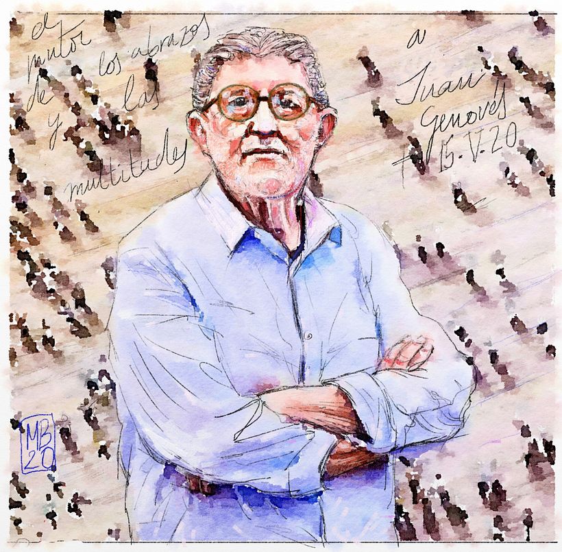 Juan Genovés,el artista de los abrazos y multitudes