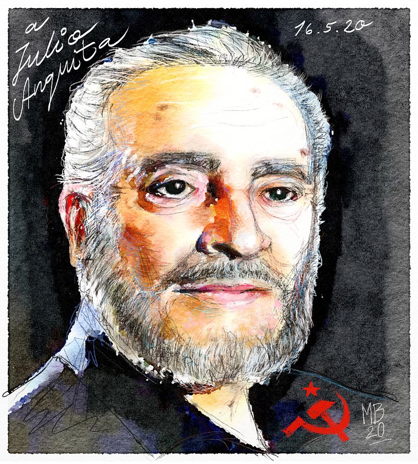 Julio Anguita, el califa rojo
