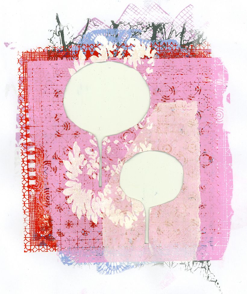 Silk-screen printing using texprint & texlak.
