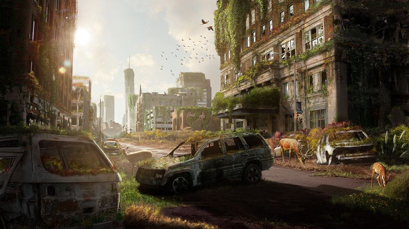 MATTE PAINTING - CIUDAD FANTASMA -1