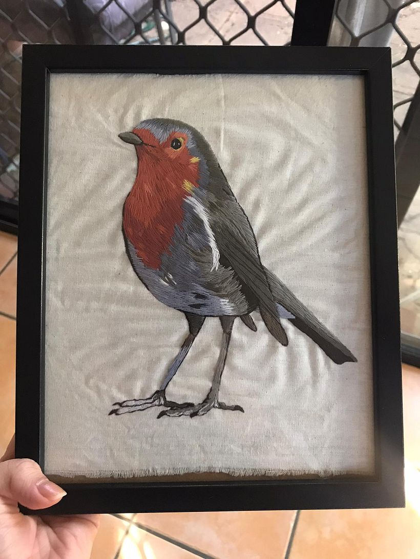My project in Painting with Thread: Textile Illustration Techniques course 0