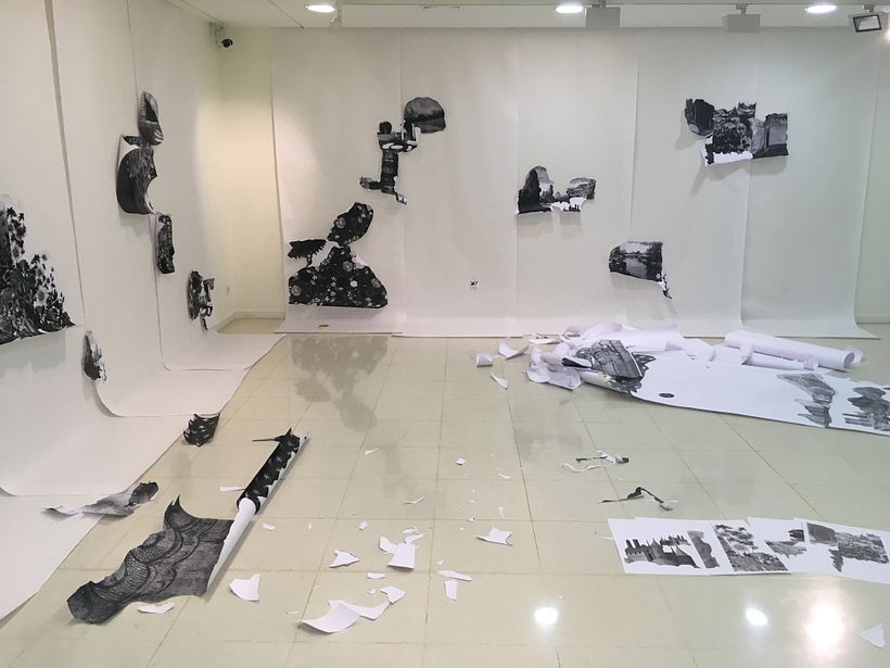 A huge installation for a family workshop at the MNAC, Barcelona.