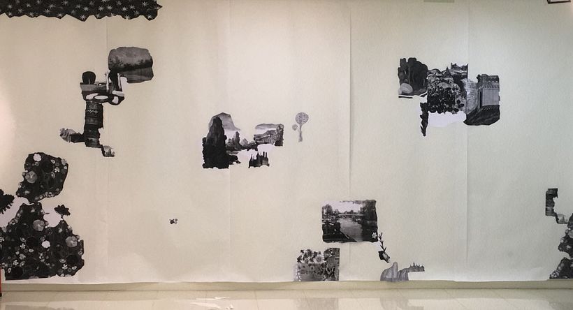 A huge installation for a family workshop at the MNAC, Barcelona.