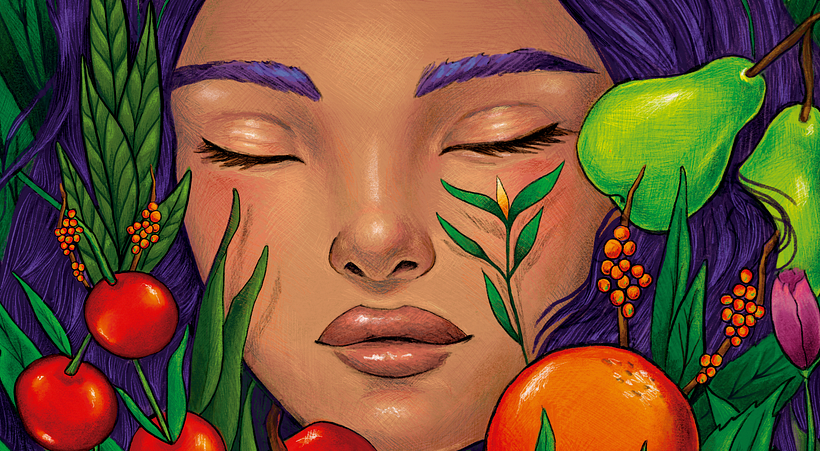 Ilustración Digital para Bolsas Reusables 1