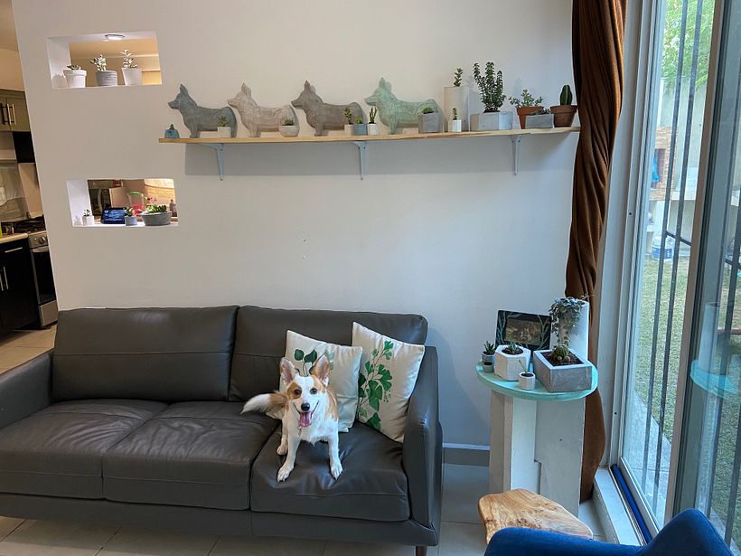resultado final-Toda la decoración hecha en concreto