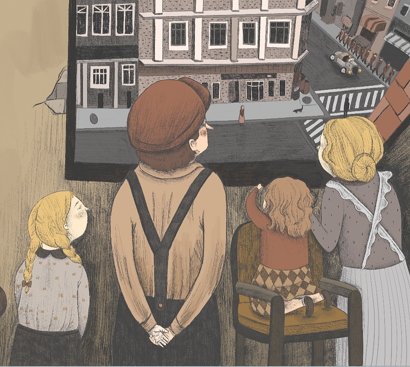 Behind the bookcase/ Anne Frank 3