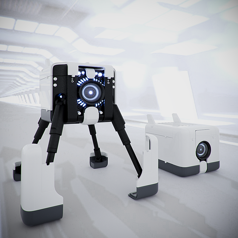 Resultado final do Curso de Hard Surface, gostei muito :). 3DS Max 2018 e Corona Render 4.0 