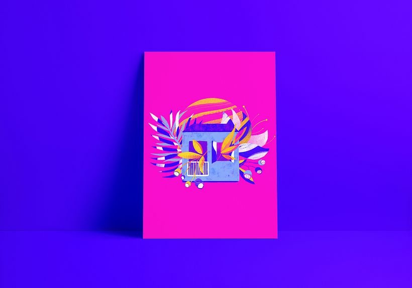 aplicação em poster