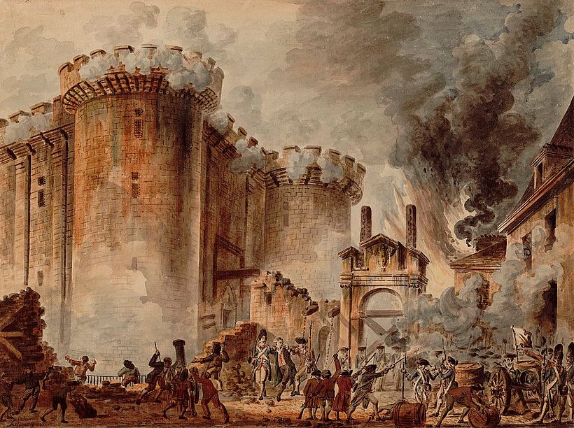 'La Toma de la Bastilla', por Jean-Pierre Houël