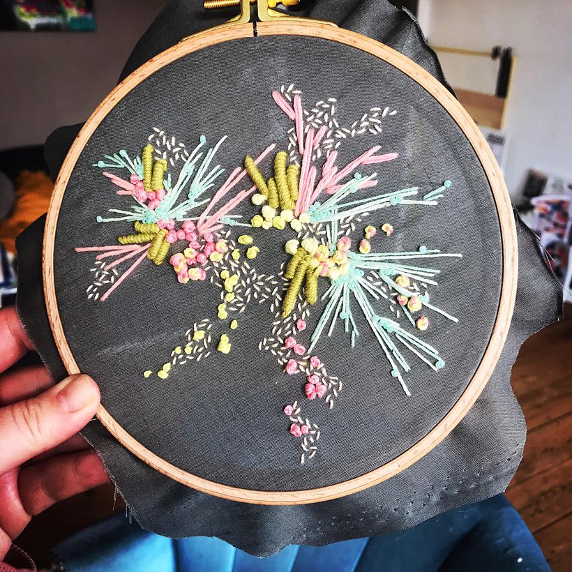 My project in Embroidery and Accessories Customization course - Nakış