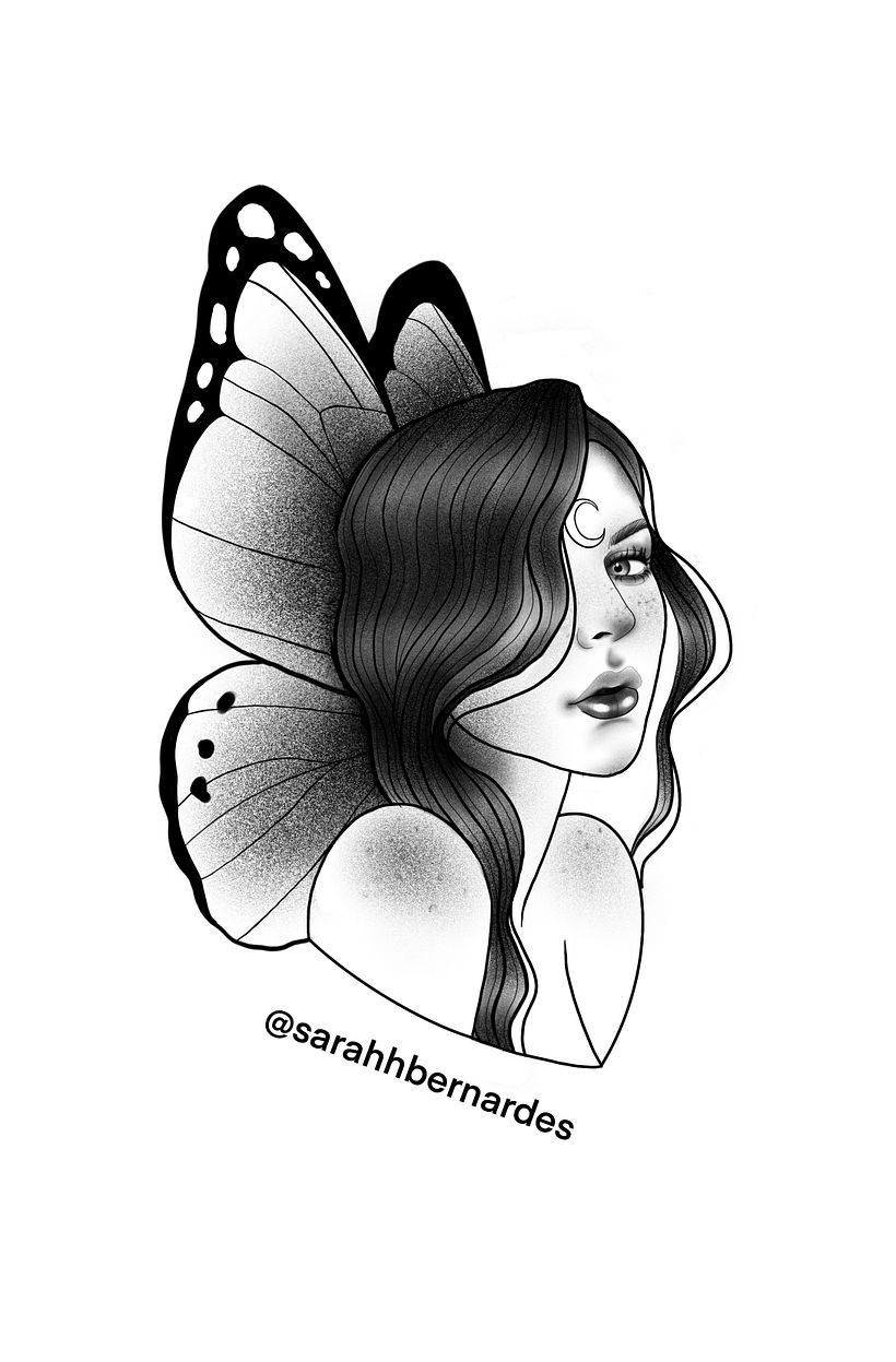 Meu projeto do curso: Como desenhar uma tatuagem 1