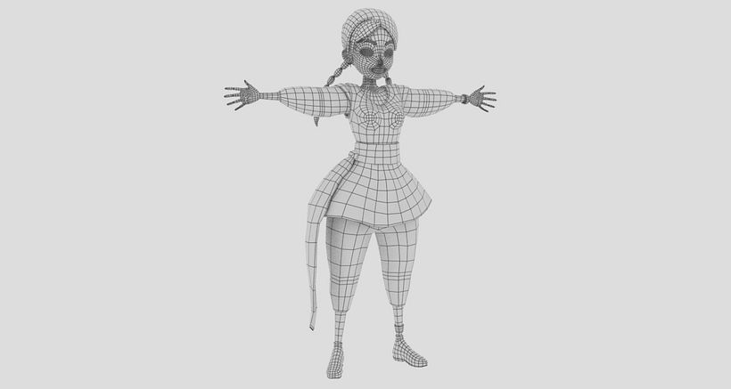 Zobeida - personaje 3D 8
