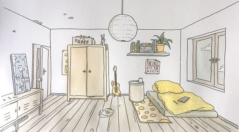 My room (sort of)