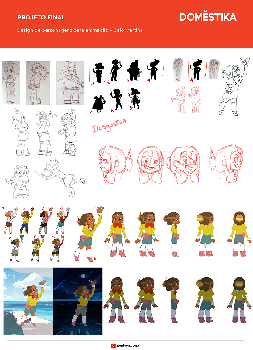 My project in Character Design for Animation with Photoshop course 0
