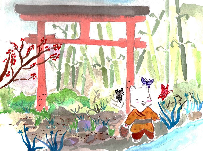 My project in Watercolor Illustration with Japanese Influence course -1