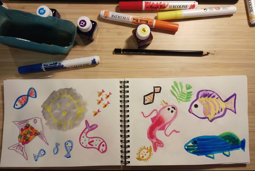 Mi Proyecto del curso: Técnicas de ilustración para desbloquear tu creatividad 2