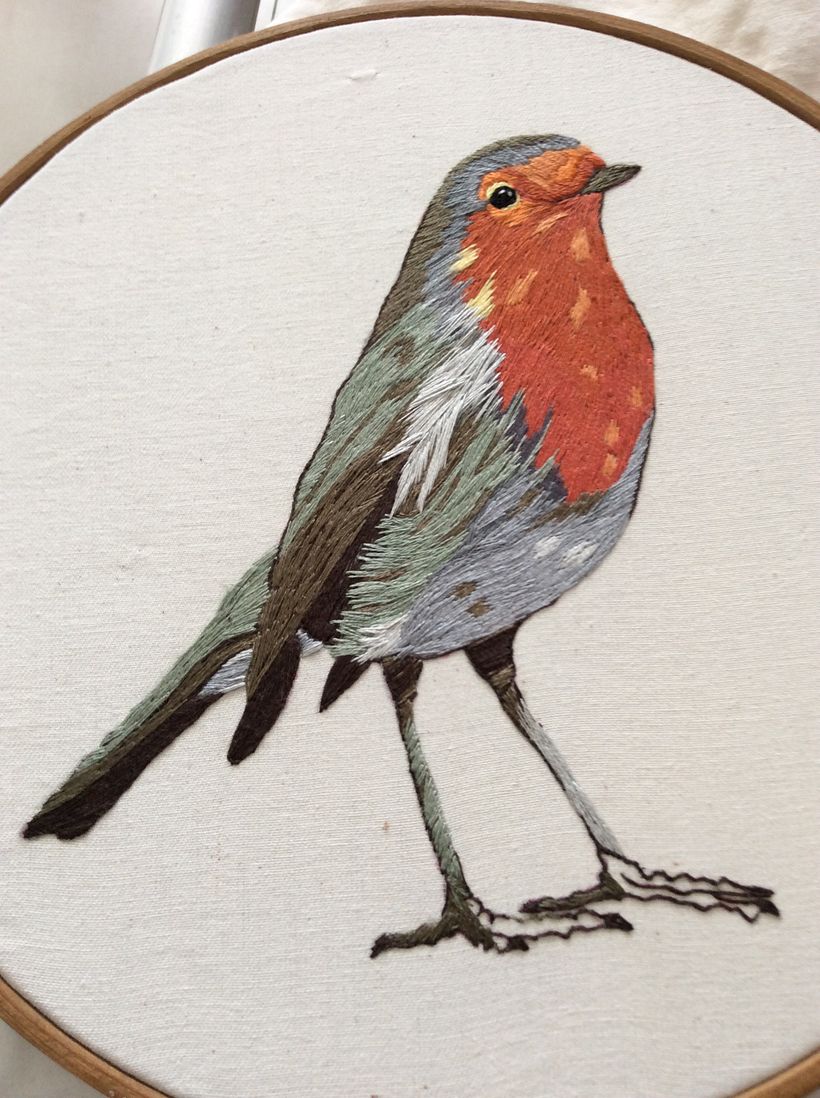 Meu projeto do curso: Pintar com linha: técnicas de ilustração têxtil 0