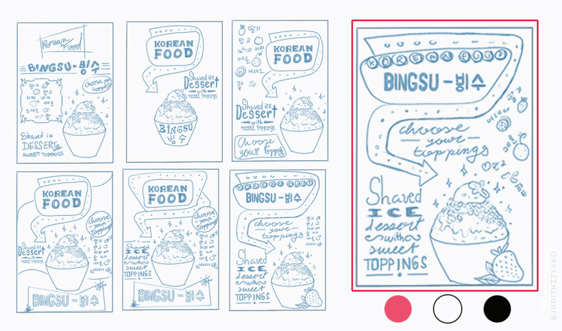 Boceto de póster / Judith Monsalvez