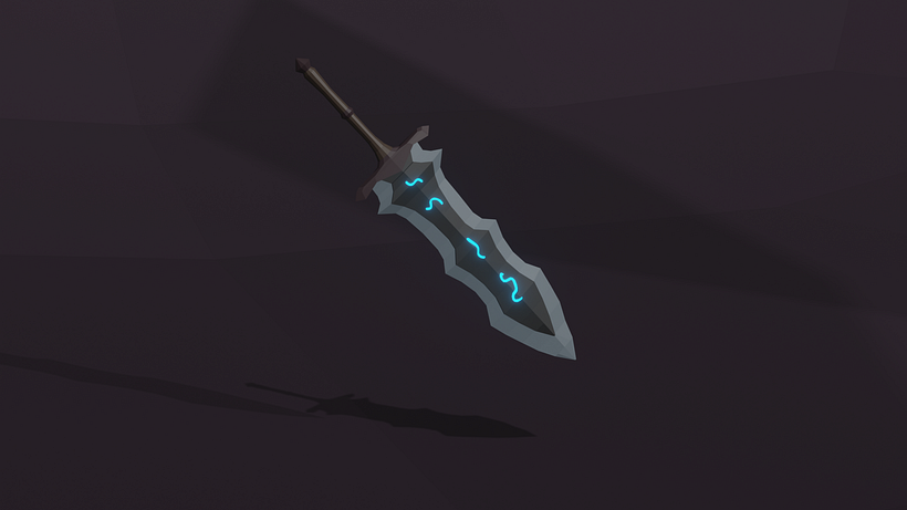 Long Sword Low Poly 0