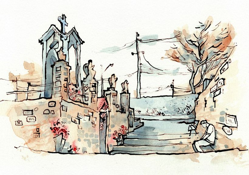 Ilustrações para o livro "Calma, estamos perdidos" 0
