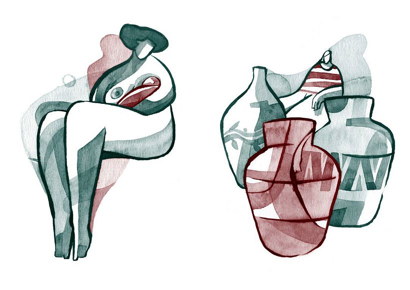 Ilustrações para o livro "Amaro Amor" 4