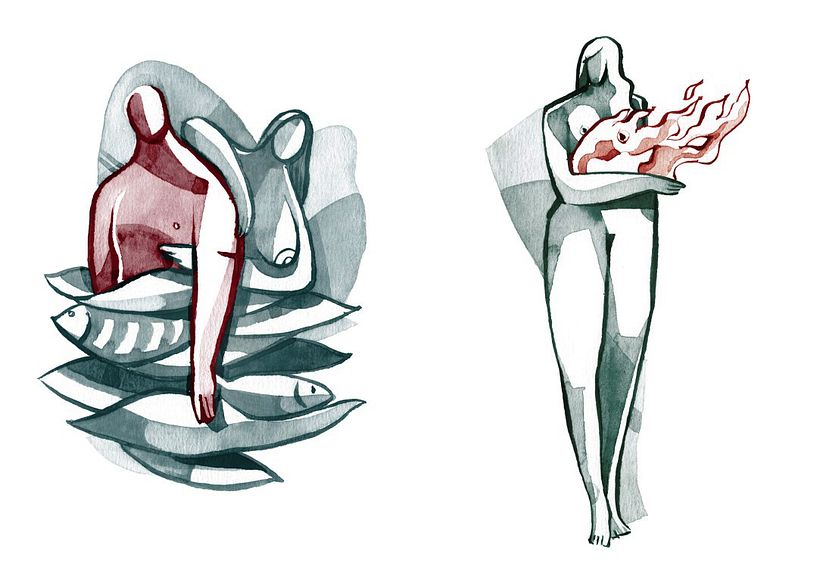 Ilustrações para o livro "Amaro Amor" 6