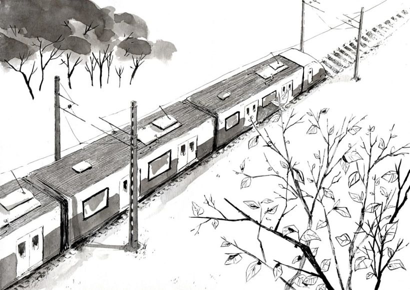 Más allá de los rieles, por Mika Takahashi