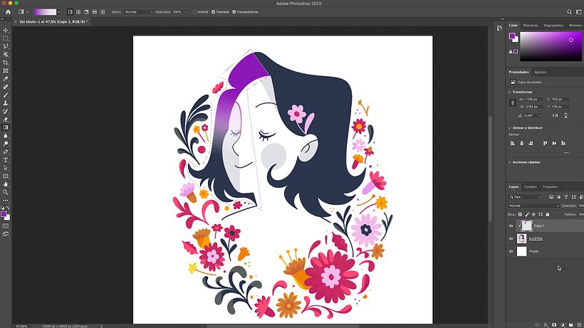 Define where to apply the gradient