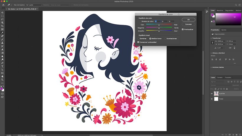 Using Color Balance