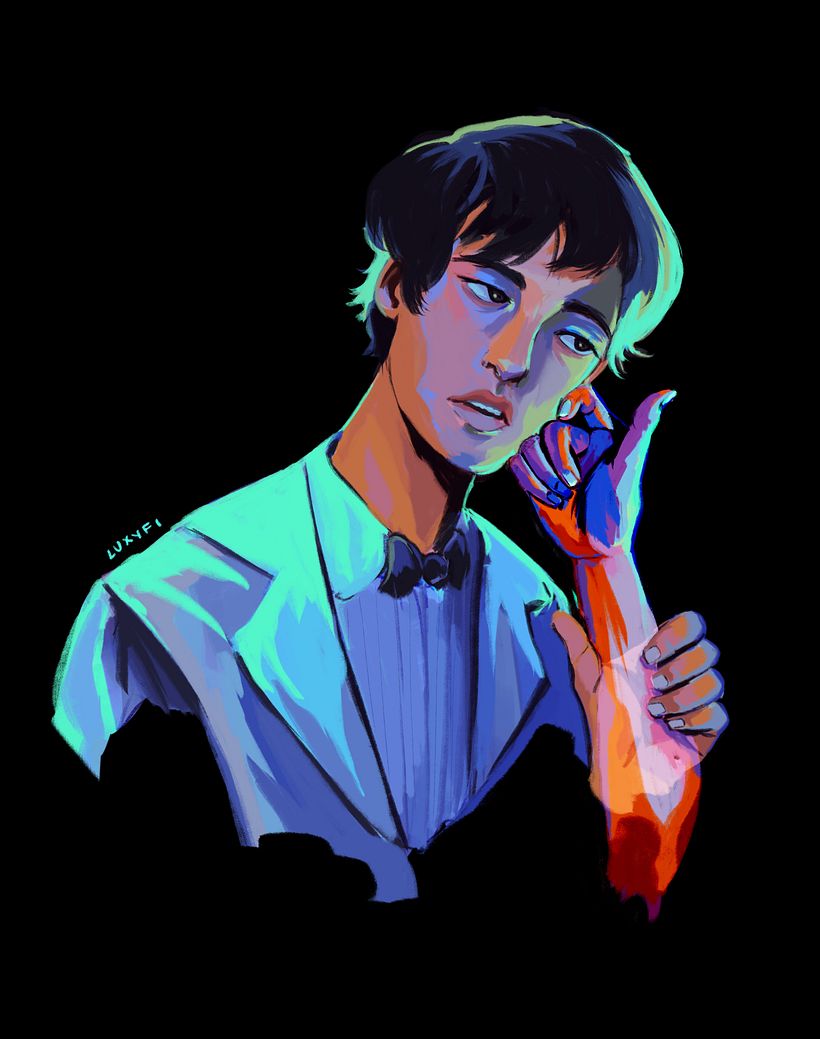 people, spark, and colors (digital art portafolio)  2