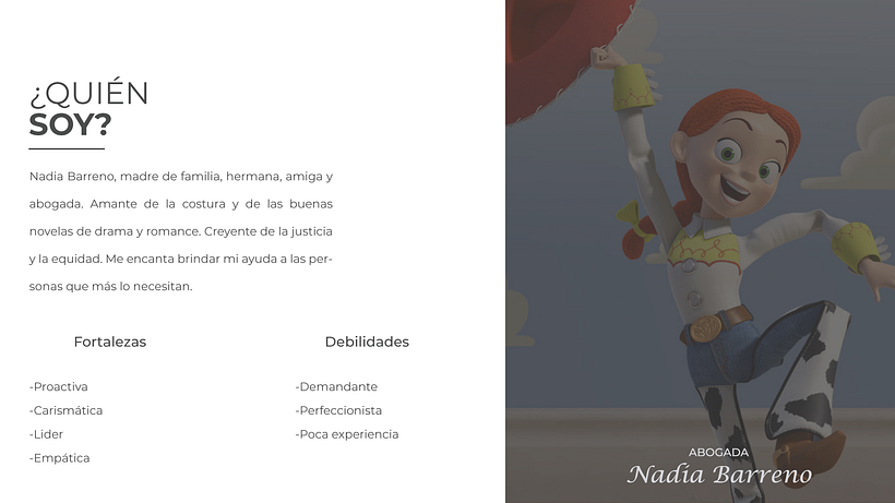 Nadia Barreno Abogada | #StoryTelling #ProyectoFinal 1