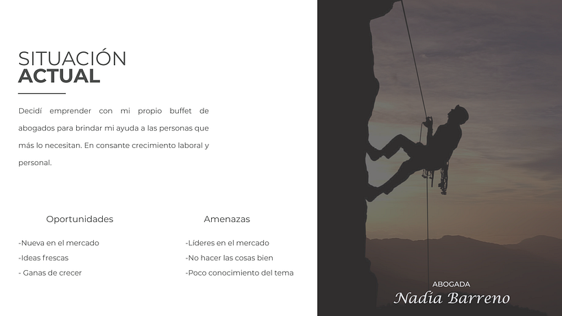 Nadia Barreno Abogada | #StoryTelling #ProyectoFinal 2