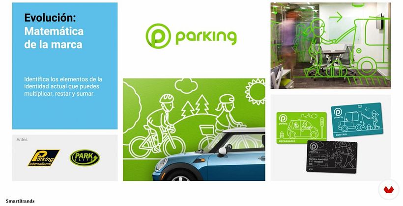 Brand identity evolution: Grupo Parking / SmartBrands