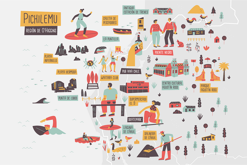 Mapa Pichilemu 0