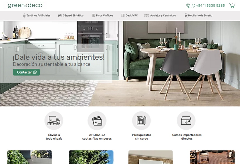 Green Deco - Definición de Estrategia de Marketing y Coordinación de Rediseño del Sitio 1
