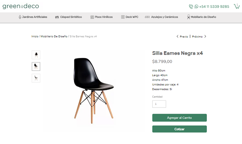 Green Deco - Definición de Estrategia de Marketing y Coordinación de Rediseño del Sitio 3