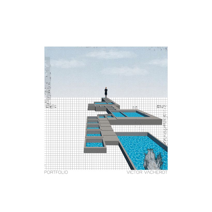 My project in Architectural Visualization Using Digital Collage course -1